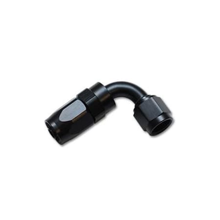 Superjock 21906 90 Degree Hose End Fitting Size -6 An; Black SU351221